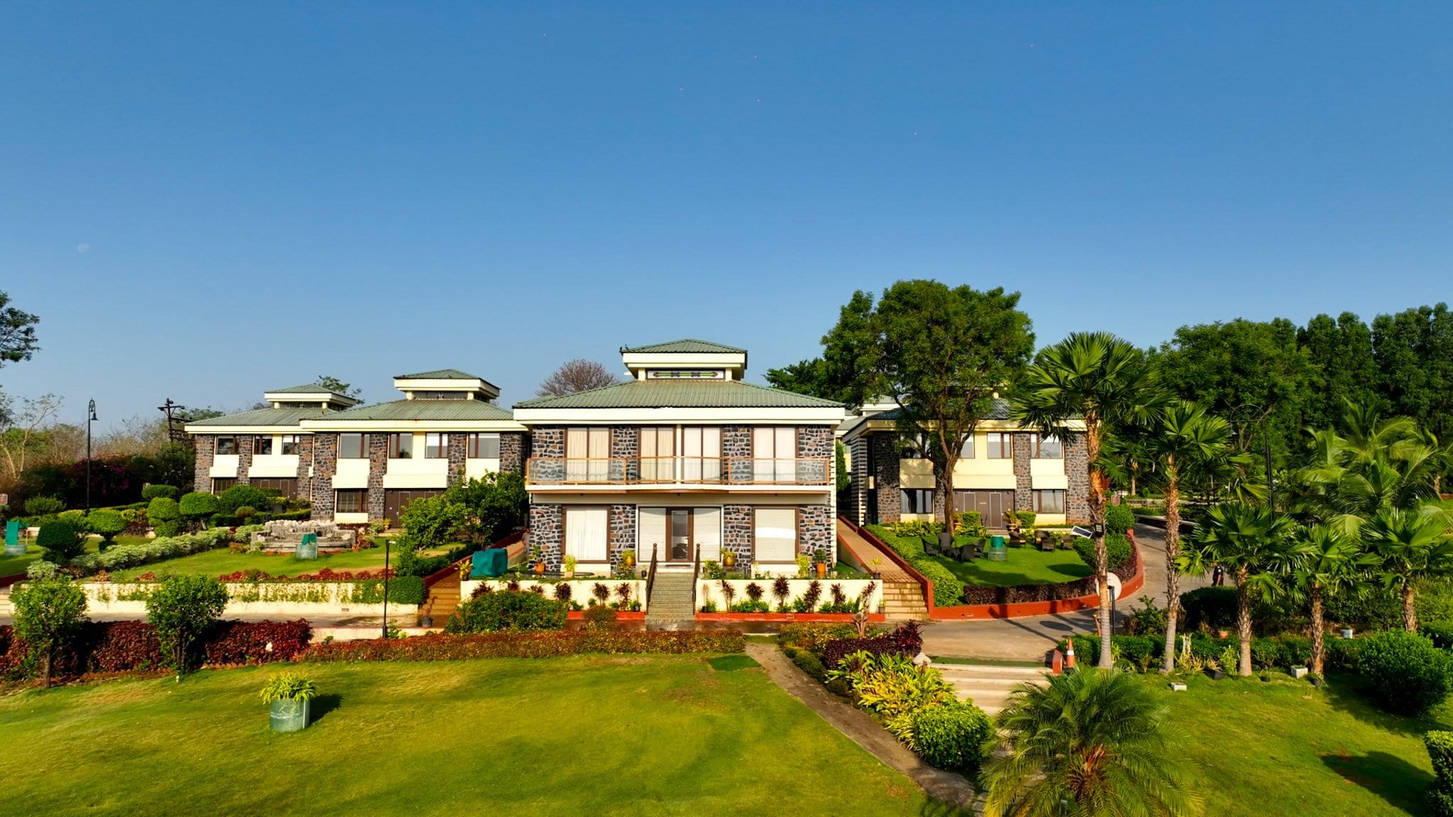 At the Fazlani estate